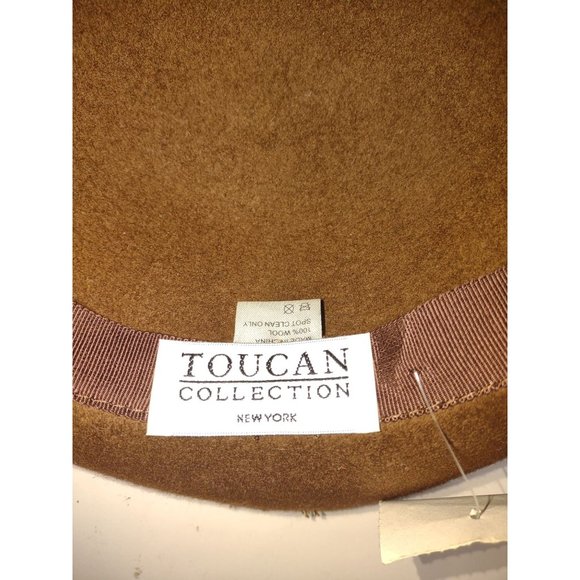 New York Toucan Collection Wool Felt Chocolate Brown Women\'s Hat Accessory With main image 4